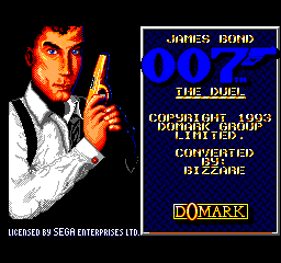 James Bond 007 - The Duel Title Screen